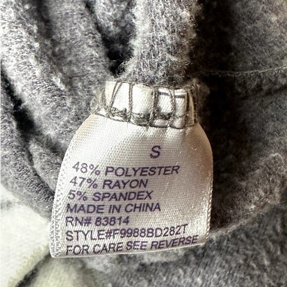 Te Verde Gray Tie Dye Sweatshirt Top Women's Size S - Picture 5 of 6